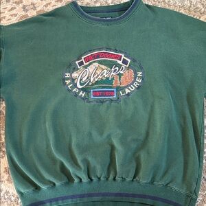 Vintage Ralph Lauren Chaps Dark Green Crewneck Sweater